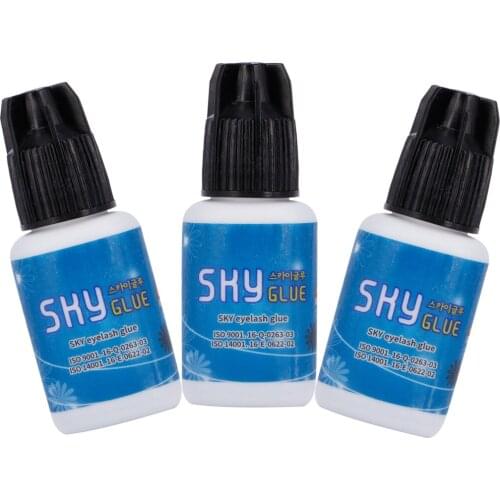 3pcs/lot Sky S+ Glue for Lash Makeup Tools 1 to 2 Seconds Drying Time Free Shipping