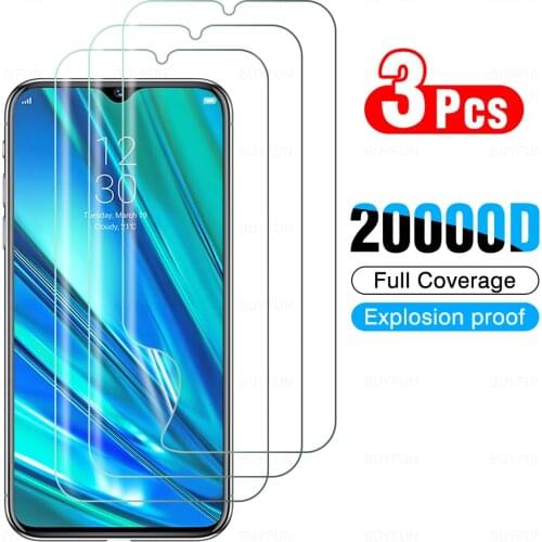 3Pcs Protective Hydrogel Film On The For Oppo Realme 2Pro 3Pro Screen Protector For Oppo Realme 5s 5pro C21 Not Glass Cover Film