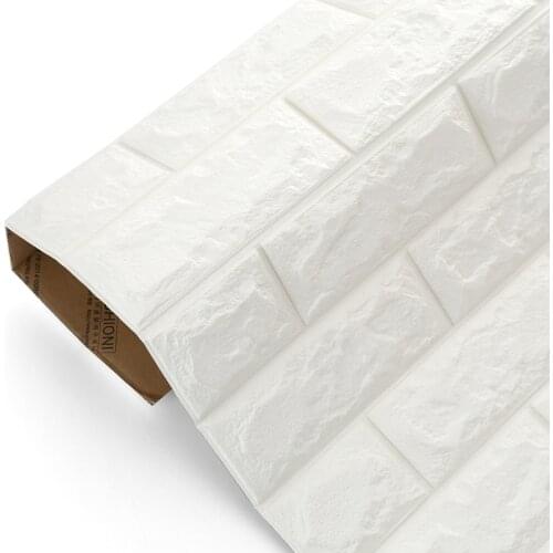 70*77 3D Wall Sticker Self Adhesive Wallpaper DIY Brick Living RoomTV Kids Safty BedroomWarm Home waterproof Decor Wall Stickers