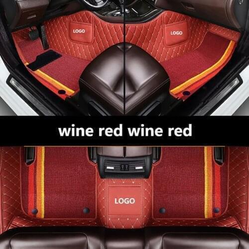 Kalaisike Custom car floor mats for Peugeot All Model 308 508 301 4008 RCZ 301 206 307 207 2008 3008 408 car styling accessories