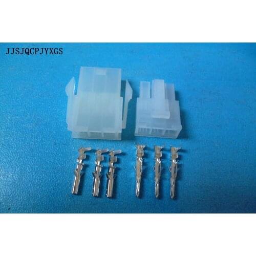 JJSJQCPJYXGS 5557-R 5557 4.2mm Automotive wiring harness connector male 3 pin for PC/computer graphics card PCI-E ATX Power