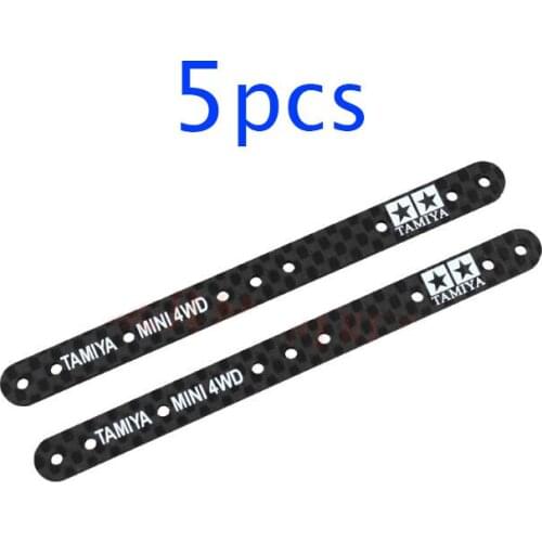 Free Shipping 5pcs Carbon Fiber/Glass Fiber FRP Reinforcing Plate Set Spare Parts for Tamiya Mini 4WD RC Car #15193