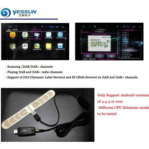Digital Audio Broadcasting USB-USB-DAB+ For Car Radio AM/FM Receiver Digital Radio Radio Navigation