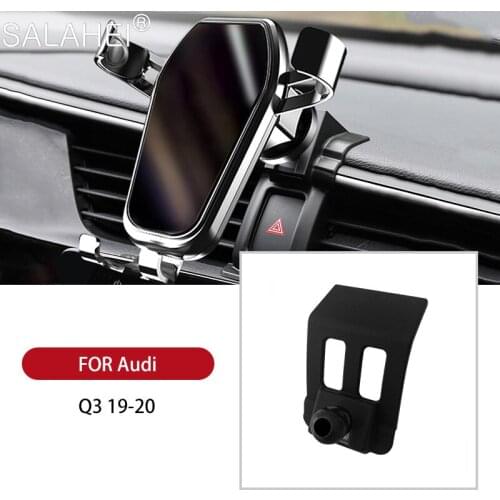 Phone Holder For Audi Q3 2019 2020 Air Vent GPS Navigation Interior Dashboard Cell Stand Accessories High Quality Phone Bracket
