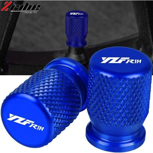 For YAMAHA YZF R1M YZFR1M 2015 2016 2017 2018 2019 2020 Motorcycle CNC Wheel Tire Valve Air Port stem caps Accessories YZFR1M