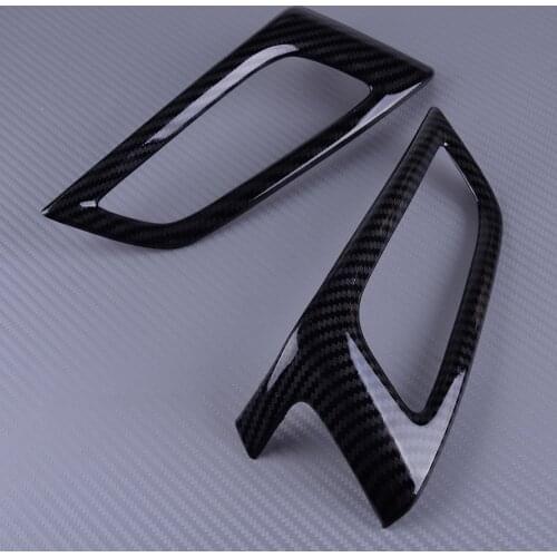 DWCX 2x ABS Carbon Fiber Style Air Vent Cover Trim fit for Ford Focus S SE RS ST 2015 2016 2017 2018