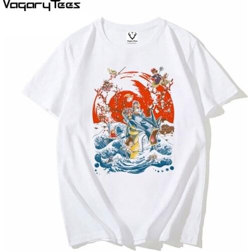 VagaryTees Anime Nihon No Sekai Tee Shirt Japan Cartoon Japanese Top Harajuku Streetwear Retro cartoon Men Hip Hop T Shirt