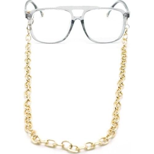 Fashion Reading Glasses Chain Women Metal Sunglasses Chaing Eyeglass Lanyard Hold Straps Eyewear Spectacles Accessories W09