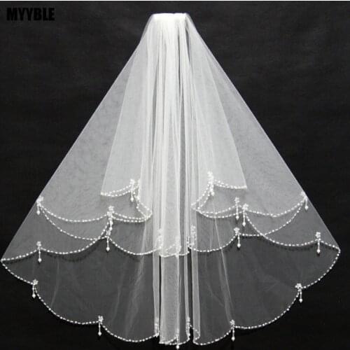 Свадебные длинные фаты MYYBLE China At AliExpress