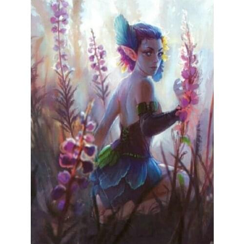 DIY 5D Square Diamond Painting Cross Stitch Kits Cartoon elf Diamonds Embroidery Crystals home Decor resin drill Mosaic Picture