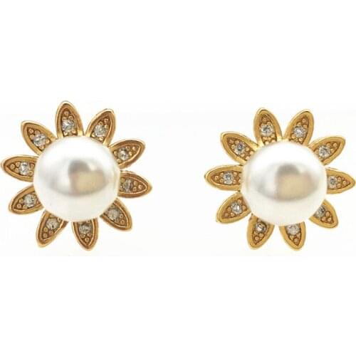 Natural 7-8 mm 5 color black white pink purple gray Freshwater aquaculture pearls have stud earrings inlay Zircon