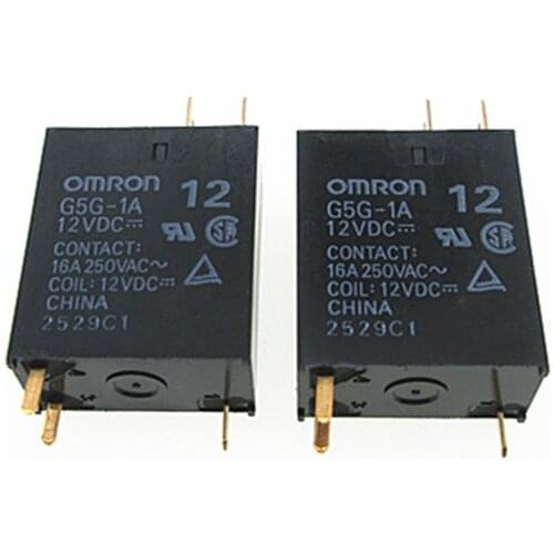 NEW 12V relay G5G-1A-12VDC G5G1A G5G-1A 12VDC DC12V 12V 16A 250VAC 3PIN