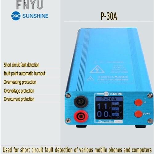 Short circuit fault detection SUNSHINE P-30A Used for short circuit fault detection of various mobile phones and computers