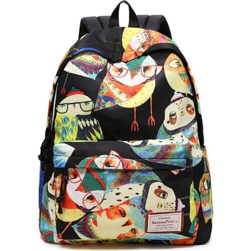 3D Printing Daily Backpacks Women School Backpack Casual Travel Bag For Teenager Girls Schoolbags Female Fashion mochila