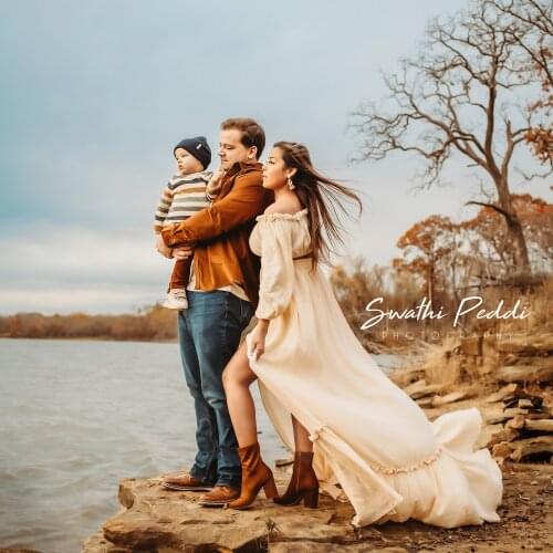 Photo Shoot Props A Suit Cotton Kaftan Full Sleeves Robe Maternity Dress Evening Party Costume for Women Photography Accessories