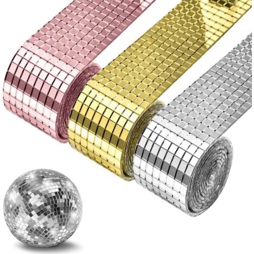 Self-Adhesive Glass Mini Square Mirrors Mosaic Tiles For Bathroom DIY Handmade Crafts Home Decoration High Quality Practical