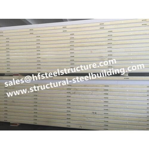 Building material cold room sandwich panel,pu panel for walk in cold storage and freezer to store vegetable and fruit