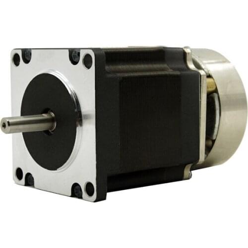 NEMA23 Stepper motors with brake 57HSB56A43006C/57HSB56A43008C motor torque 1.3N.m(186oz-in) shaft diameter 6.35/8.0mm 3.0A