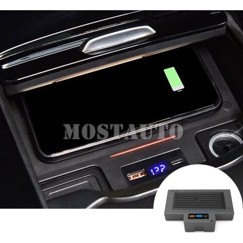 The Phone With QI Wireless Charging For Benz A CLA GLA W177 C118 H247 Wireless Car Charger Phone Fast Charging Pad 2020-2021
