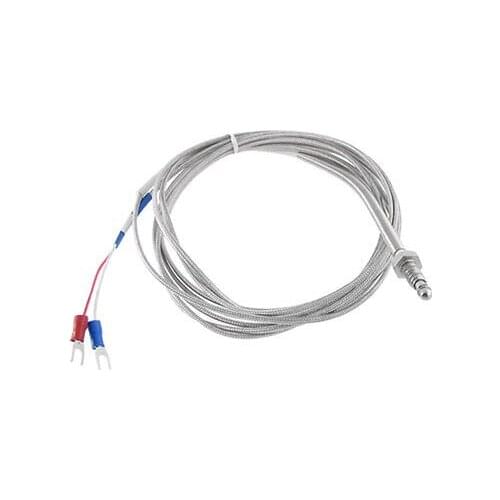 Temperature Control K Type Earthed Thermocouple Sensor 3 Meters Length