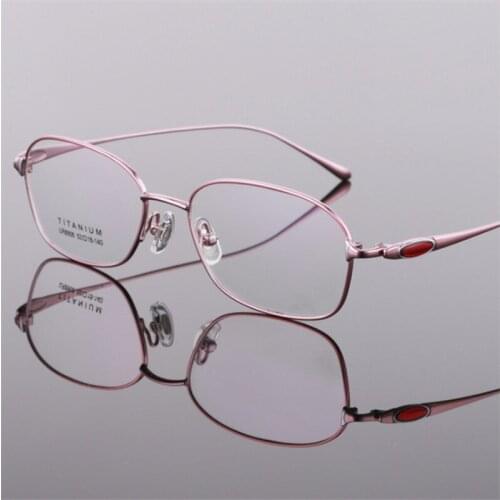 Titanium High Quality Glasses Women Eye Glasses Frames Women Ultra-light Titanium Prescription Eyewear 908 Optical Glasses