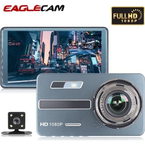 Dash Cam 4.39 Inch Full HD 1080P Screen Dash Camera Dual Lens With Rearview Camera Video Recorder Auto Registrator DVRs