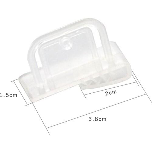 Supermarket Shelf Talker Sign Clip Soft PVC Grip Label Holder Clamp Price Tag Display Snap On Data Strip AD KT Board Sheet Clip