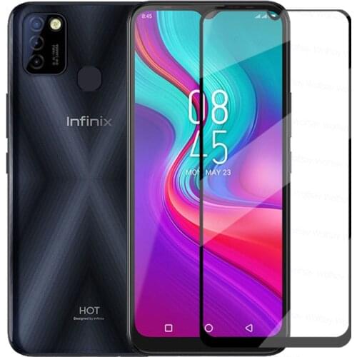 9H Full Glue Tempered Glass For Infinix Hot 10 Lite Screen Protector For Infinix Hot 10 Lite Phone Film For Infinix Hot 10 Lite