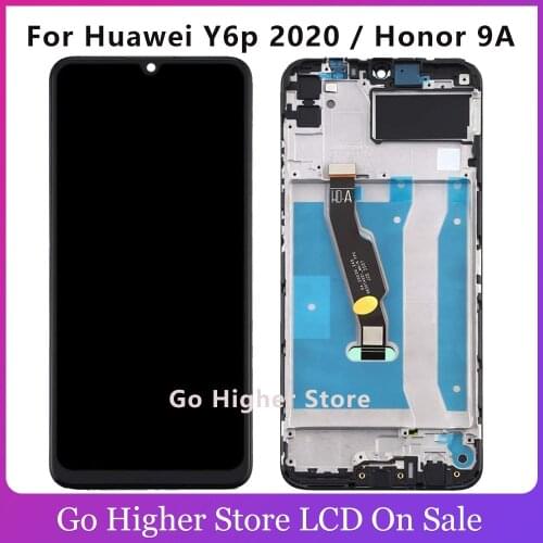 6.3'' For Huawei Honor 9A MOA-LX9N / Huawei Y6p 2020 MED-LX9 MED-LX9N Lcd Display Digitizer Touch Screen Assembly Free Tools