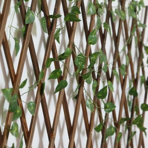 12pcs Leaf 2.4M Home Decor Artificial Ivy Leaf Garland Plants Vine Fake Foliage Flowers Creeper Green Ivy Wreath Rattan String
