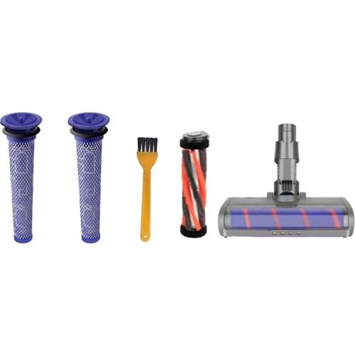 2 Set Vacuum Cleaner Accessories: 1 Set Washable Pre Motor Stick Filter & 1 Set Detachable Electric Brush Head