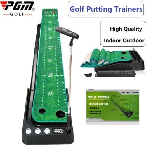 2021 Pgm 3M Golf Putting Mat Golf Putter Trainer Green Putter Practice Set Ball Return Mini Golfong Putting Green Fairway