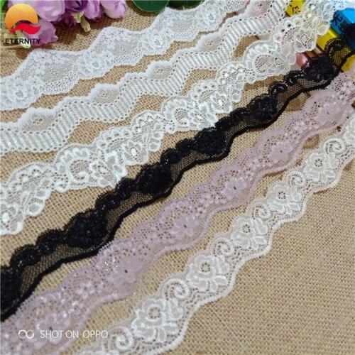 3.2-4.5cm S2077 newly sold high quality elastic lace lace for sewing crafts, underwear decorative lace, handmade jewelry DIY