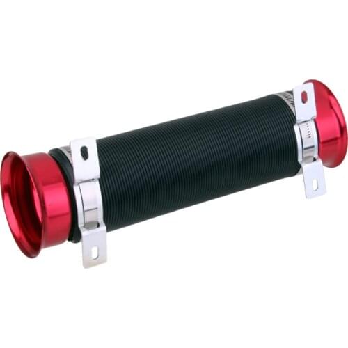 3 Inch Flexible Short Air Intake Duct Turbo Tube Pipe Hose Red