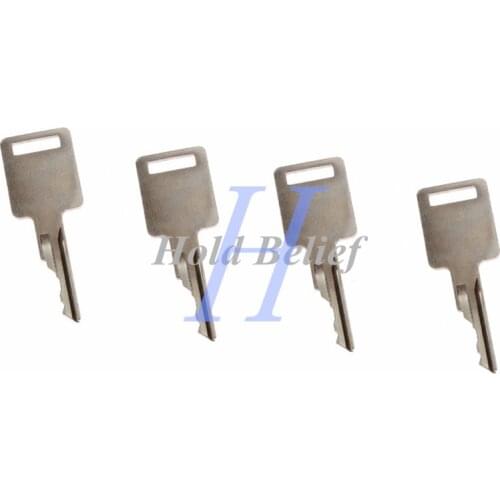 4 Cut Ignition Keys For Case 1838 1840 1835B 1835C 1845B 184 Skid Steer Loader