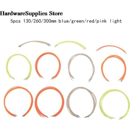 5pcs DC3V Edison Bulb Filament Lamp Parts LED Chip Incandescent Light Accessories Diodes Flexible filament 130/260/300mm 2200K