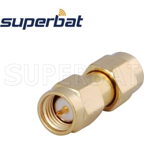 Superbat SMA Adapter SMA Plug to Male Straight WiFi GPS 4G LTE DAB+ Antenna Adapter RF Coaxial Connector