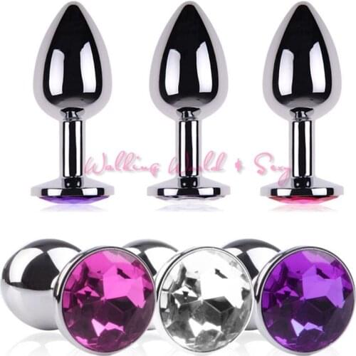 8x3.5CM Stainless Steel Anal Butt Plug Metal Plated Jewelry Anus Sex Toys G-Spot Insert Stopper Adult Sex Porducts Unisex Erotic