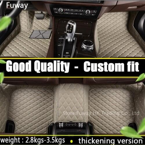 Car floor mats for Volkswagen vw passat polo golf tiguan jetta touran touareg bora Sagitar Magotan Teramont Custom styling 3D