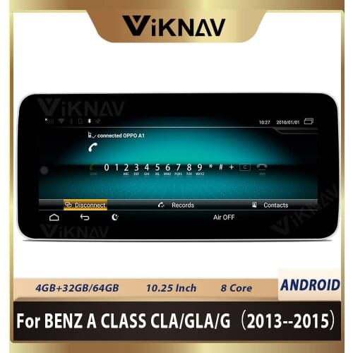 10.25 inch Android Car GPS Navigation for-Benz A G Class CLA GLA 2013-2015 multimedia player Auto GPS Radio Wifi BT