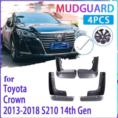 Car Mud Flaps for Toyota Crown S210 2013~2018 2014 2015 2016 2017 Mudguard Splash Guard Fender Mudflaps Auto Accessories