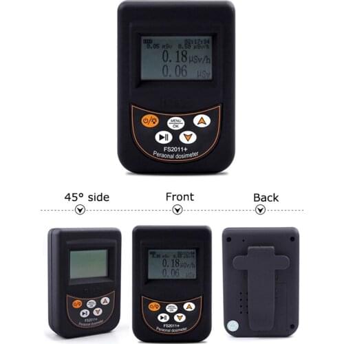 Nuclear Radiation Detector Multi-function Marble Tester Dosimeters with Display Screen Electromagnetic Radiation Detectors Tools