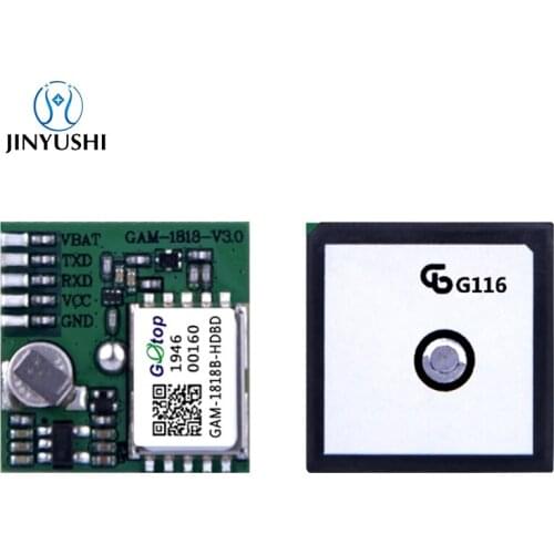 Gotop GPS module GAM-1818B-HDBD 18X18mm Huada 8020 Chip GPS&Beidou Dual Mode with battery Patch Antenna 100% new original