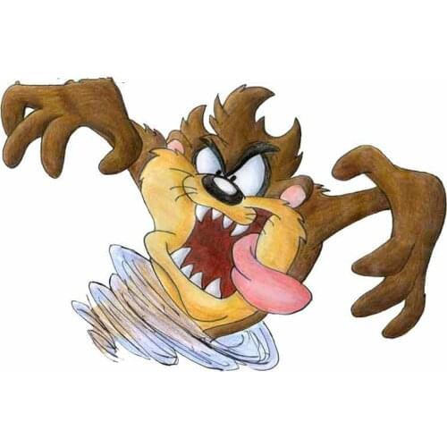 Hot Bugs Bunny TAZ Graphics Funny Car Stickers Anime Occlusion JDM RV Auto Waterproof Rear Windshield Laptop