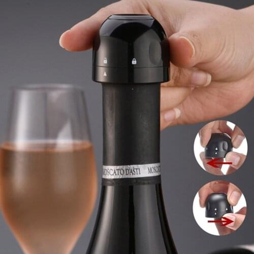 Kitchen Gadgets Vacuum Bottle Stopper Wine Beer Cork Champagne Leak-proof Sealing Bottle Cap Creative Kitchen Accessories Tools