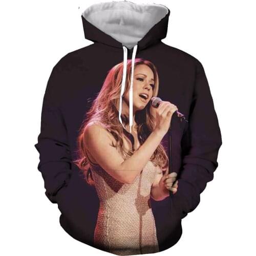 Mariah Carey 3D Printed Men Women Hooded Hoodie Fashion Graphic Hoodie Casual Streetwear Pullover Hoodie