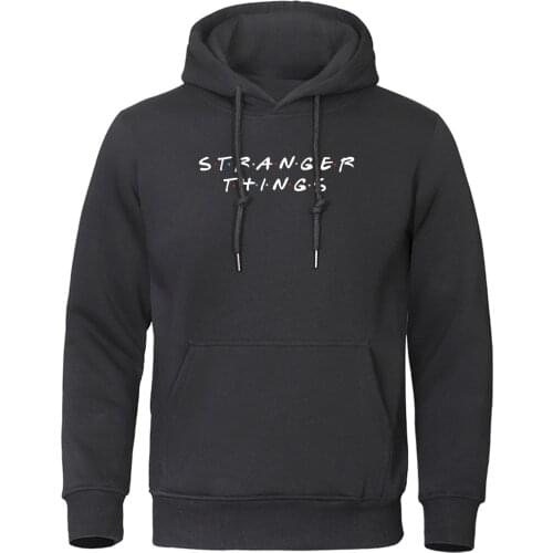 Hot Hoodies Stranger Things Mens Hooded Tops Streetwear Oversized For Autumn Hip Hop Pullover Men Brand Clothing Hoody