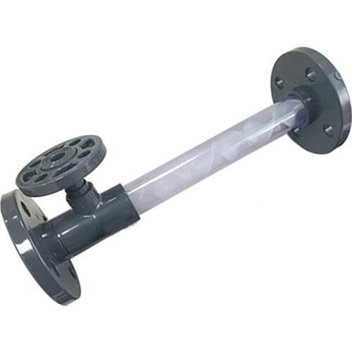 National Standard Flange Joint Transparent PVC Pipe Static Mixer Side Inlet