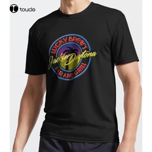 New Jackie Daytona Active T-Shirt Cotton Men Tee Shirt