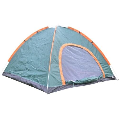 Throw Pop Up Tent Outdoor Automatic Tents Double Layers Large Family Tent Waterproof Camping Hiking Tent